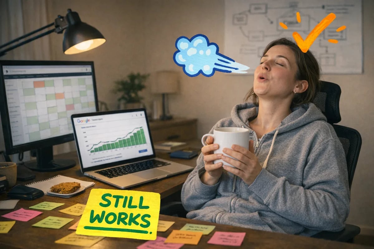 The exact face you make when you find out a decade of SEO work wasn't wasted.