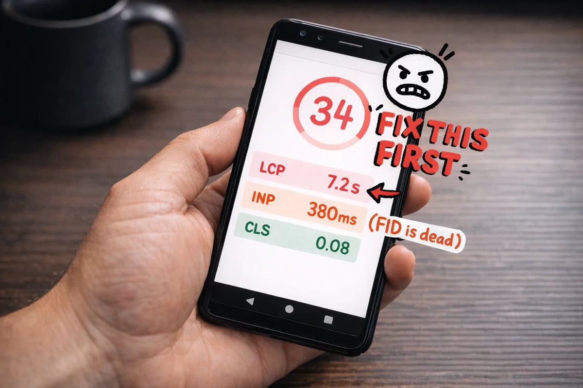 A 7-second LCP is not a performance issue. It is a user abandonment machine.