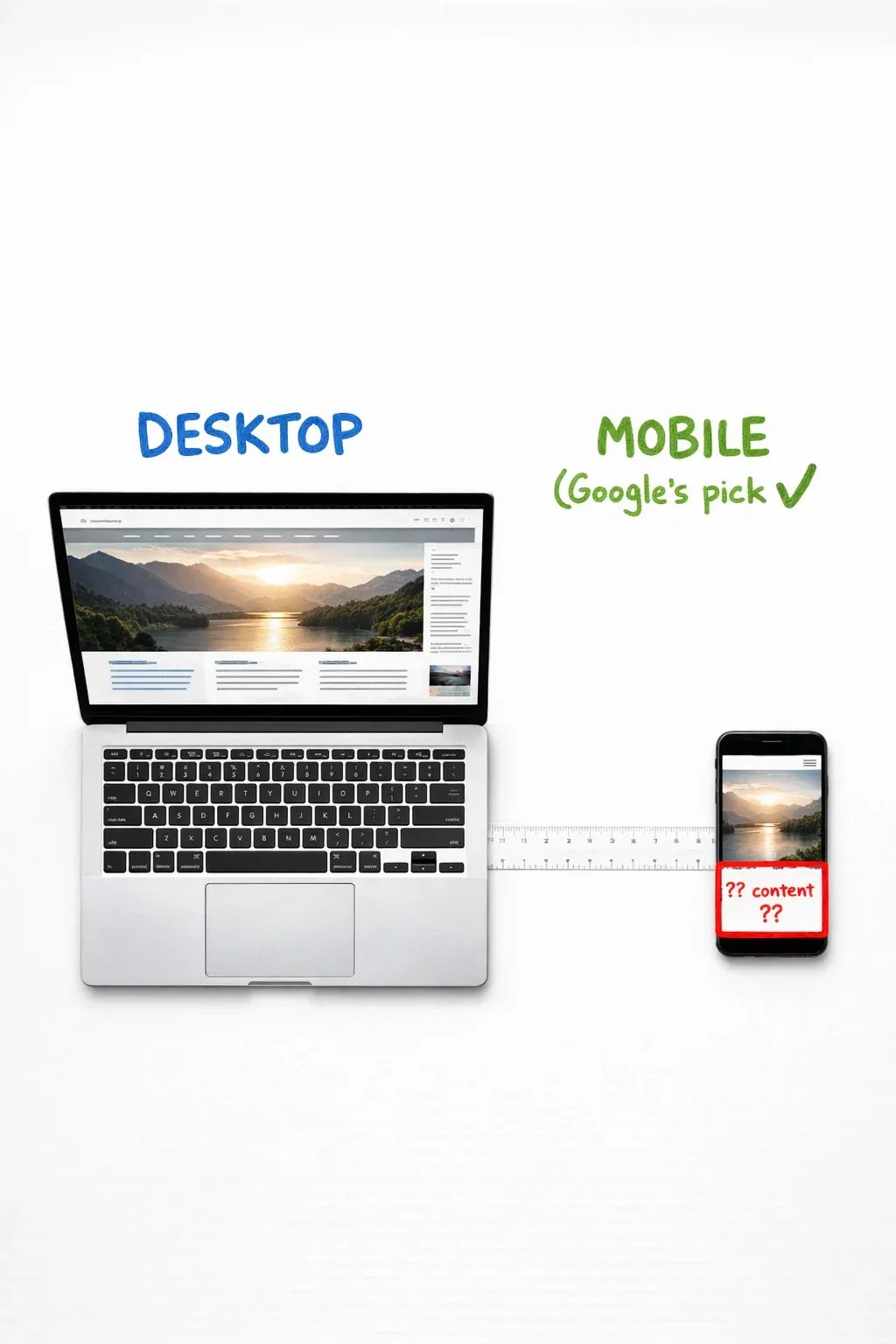Google is ranking the version on the right. Make sure it deserves to win.