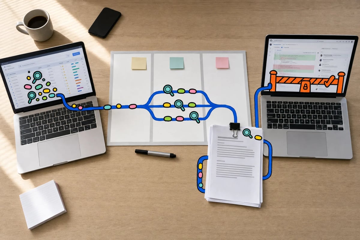 The workflow can move fast, but the final stop is still review, not publication. The workflow can move fast, but the final stop is still review, not publication.