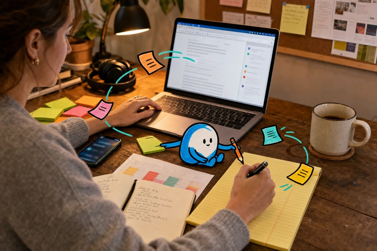 Using AI for angles, notes, and cleanup is not being behind, it is the sane place most marketers started. Using AI for angles, notes, and cleanup is not being behind, it is the sane place most marketers started.