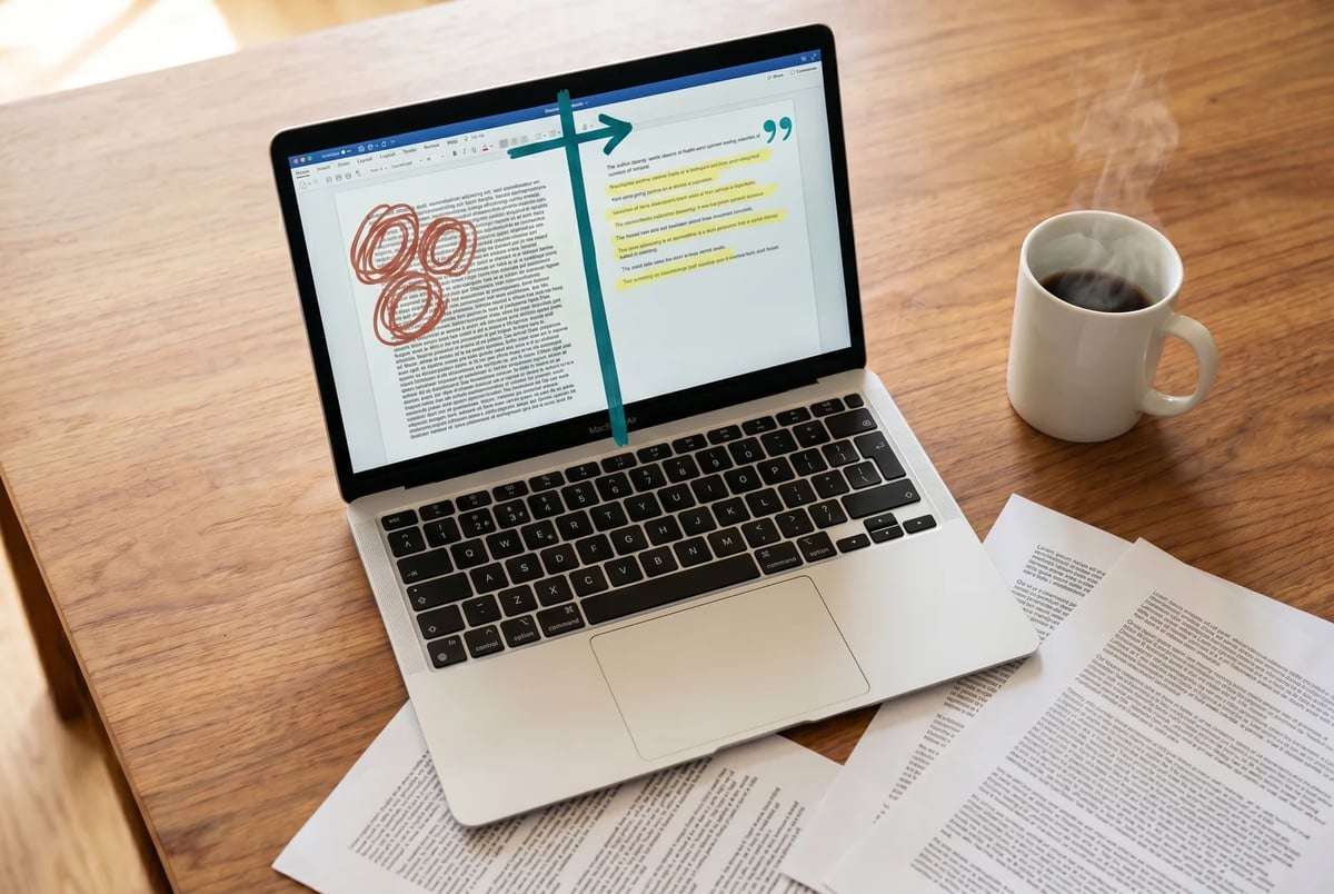 The audience research workflow turns a wall of raw customer language into pulled themes and verbatim quotes you can use directly in copy. The audience research workflow turns a wall of raw customer language into pulled themes and verbatim quotes you can use directly in copy.