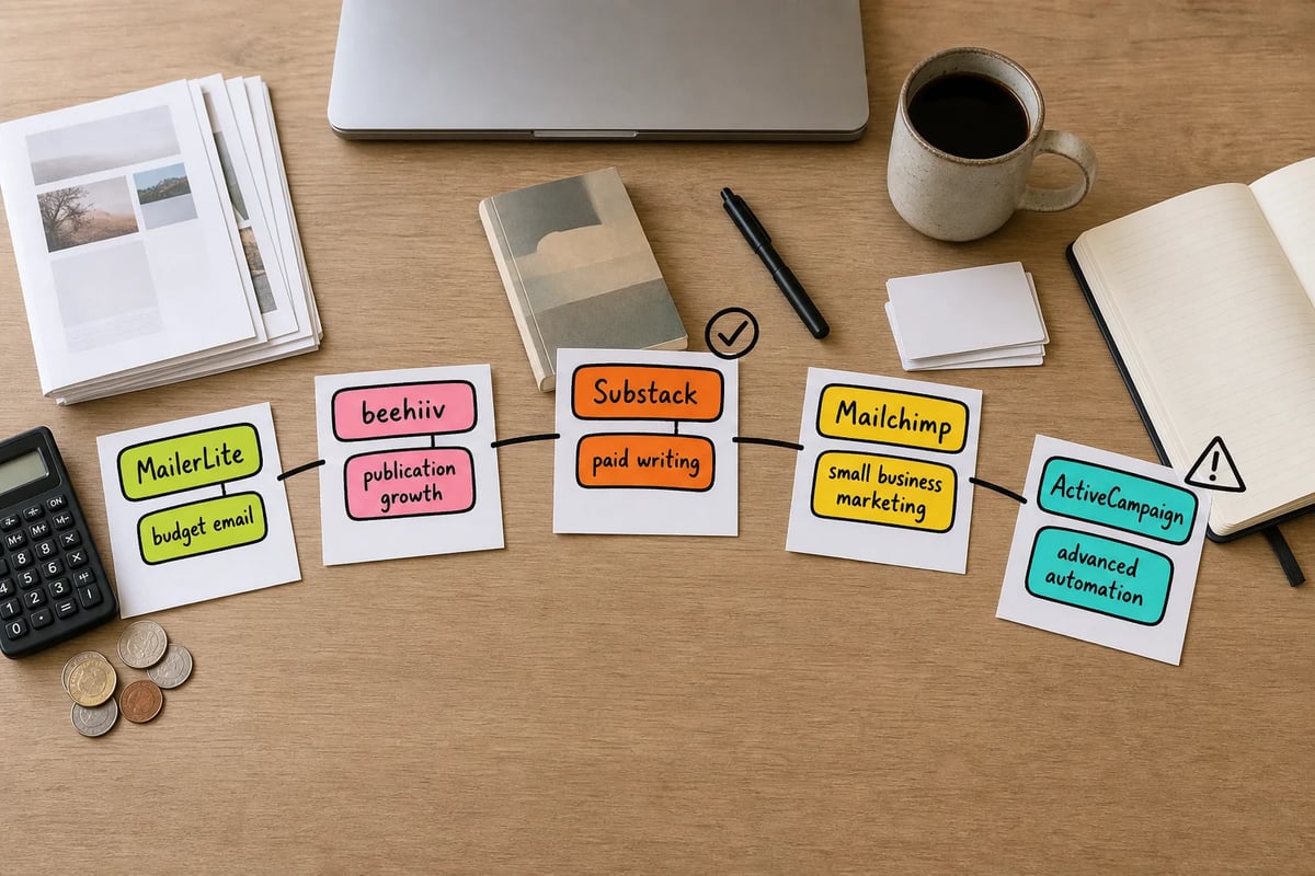 The right Kit alternative depends less on brand preference and more on the job your email system has to do. The right Kit alternative depends less on brand preference and more on the job your email system has to do.