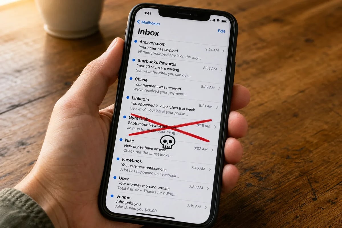Most gym newsletters arrive looking exactly like this, one forgettable subject line in a pile of unread mail that members scroll past without a second thought.