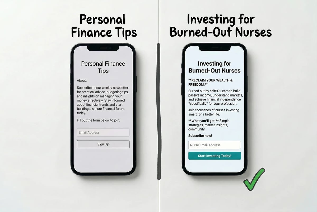 The difference between a newsletter anyone could write and one only you could write, made visible in a single glance.