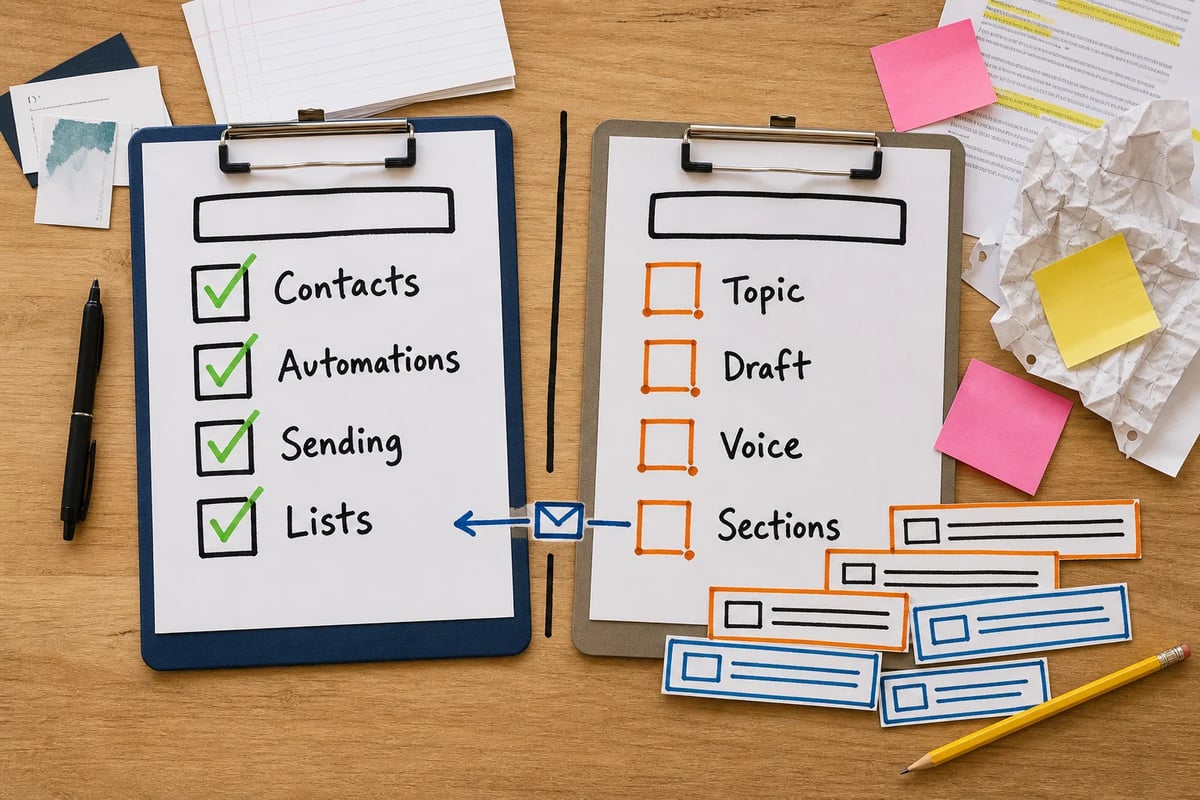 Switching ESPs can clean up the sending side, but it will not finish the editorial work that makes the newsletter worth sending. Switching ESPs can clean up the sending side, but it will not finish the editorial work that makes the newsletter worth sending.