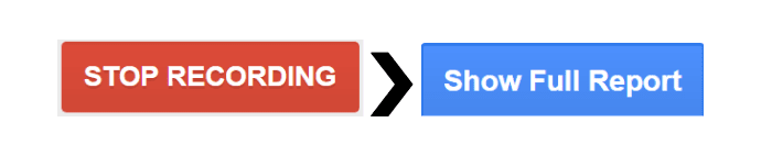 Google Tag Assistant Show Full Report button
